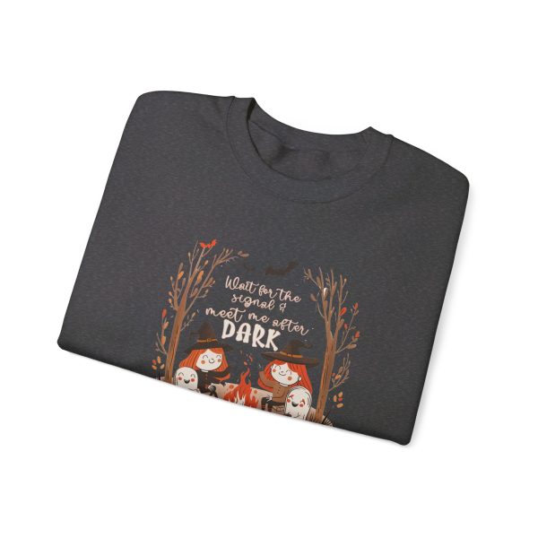 meet me after dark Halloween crew neck sweatshirt - Image 3