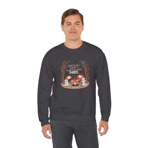 meet me after dark Halloween crew neck sweatshirt - Image 6