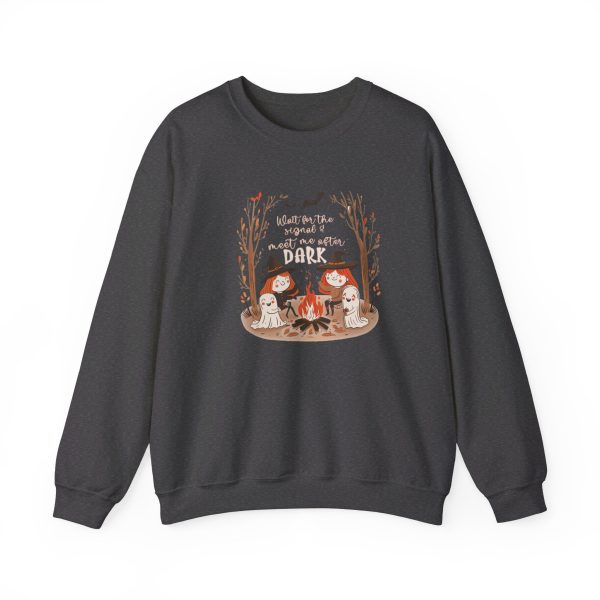 meet me after dark Halloween crew neck sweatshirt