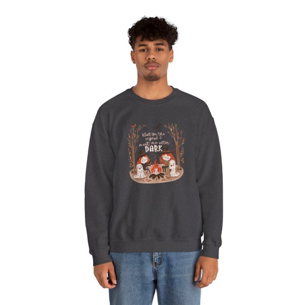 meet me after dark Halloween crew neck sweatshirt - Image 5