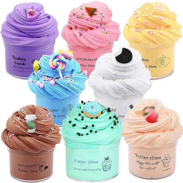 Decompress Soft Charms Rainbow Clay Kawaii Slime Party Toy for Kids Gift Colored Modeling Clay Set Toys Education CreativityToy - Image 4