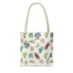 Beautifully Dangerous Tote - hand drawn florals