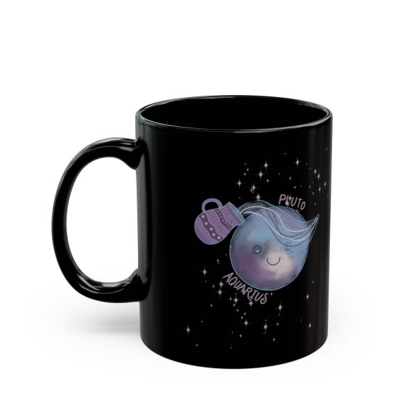 Mug - Hand Drawn Cute Pluto and Pitcher Aquarius Design - 11oz, 15oz