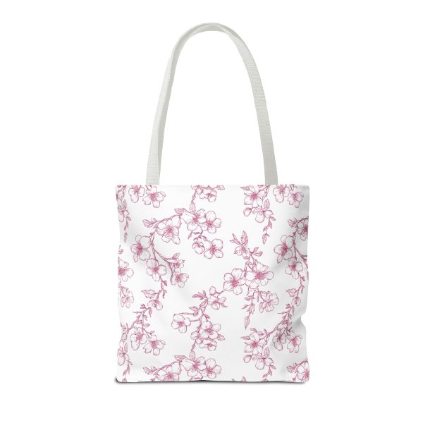 Ballet Tote Bag, Pink Cherry Blossom Hand Drawn Pointe Shoes, Personalized Name, Dance Bag, Ballet Gift, Dance Studio Tote, Ballerina Bag - Image 8