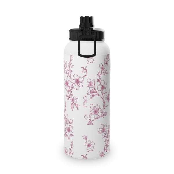 Water Bottle, Ballet Cherry Blossom Design - Personalizeable, Sports Lid, Gift for Dancers, Dance Studio Decor, Pink Point Shoes - Image 10