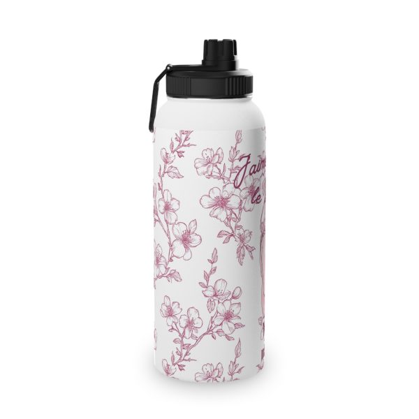 Water Bottle, Ballet Cherry Blossom Design - Personalizeable, Sports Lid, Gift for Dancers, Dance Studio Decor, Pink Point Shoes - Image 11