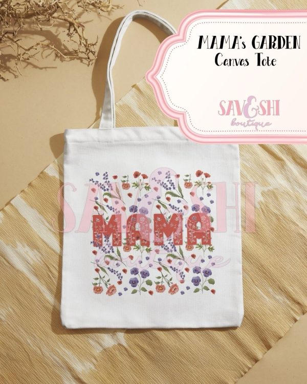 Personalized Mother’s Day Gift – Custom Birth Flower Shirt, Tote, Mug or Blanket for Mom, Grandma, Nana – MAMA’s Garden Collection - Image 2