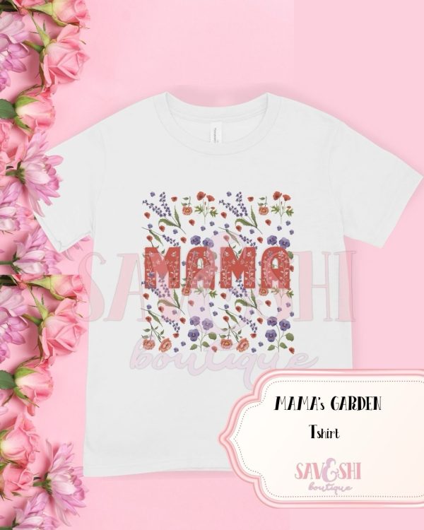 Personalized Mother’s Day Gift – Custom Birth Flower Shirt, Tote, Mug or Blanket for Mom, Grandma, Nana – MAMA’s Garden Collection - Image 4